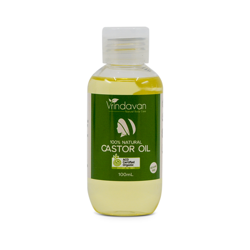 Castor Oil - Certified Organic - 100mL - Hexane Free & Cold Pressed