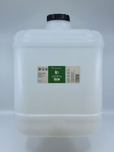 20L Bulk Castor Oil – Certified Organic, Cold Pressed & Hexane-Free