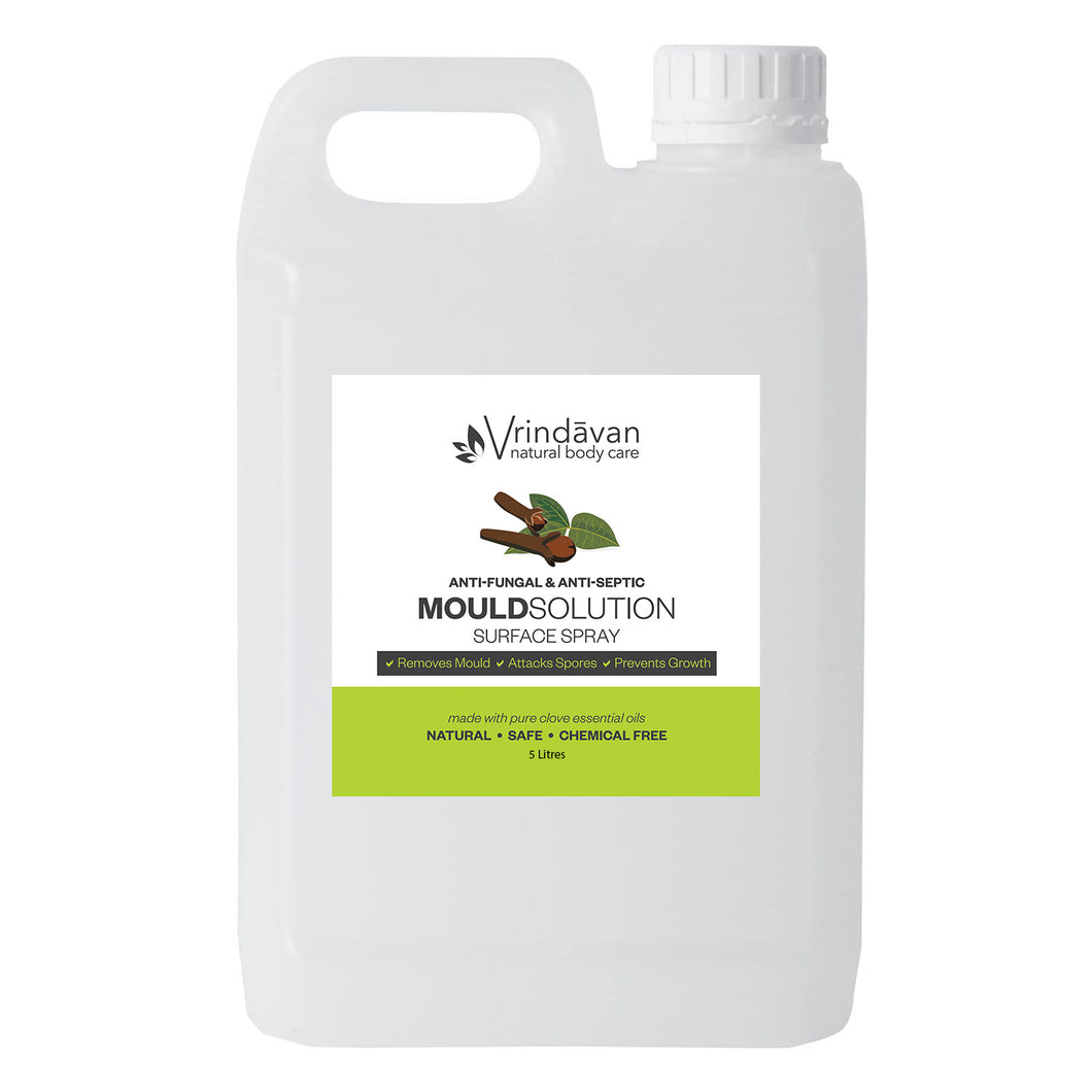 Vrindavan Natural Body Care – 5 Litre Anti‑Fungal & Anti‑Septic Mould Solution Spray (Clove Essential Oil)