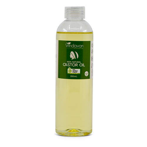 Castor Oil - Certified Organic - 250mL - Hexane Free & Cold Pressed
