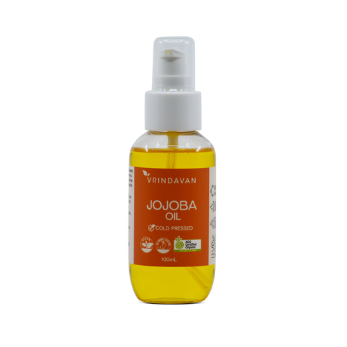 Certified Organic Cold-Pressed Jojoba Oil – Versatile and Nourishing, 100mL