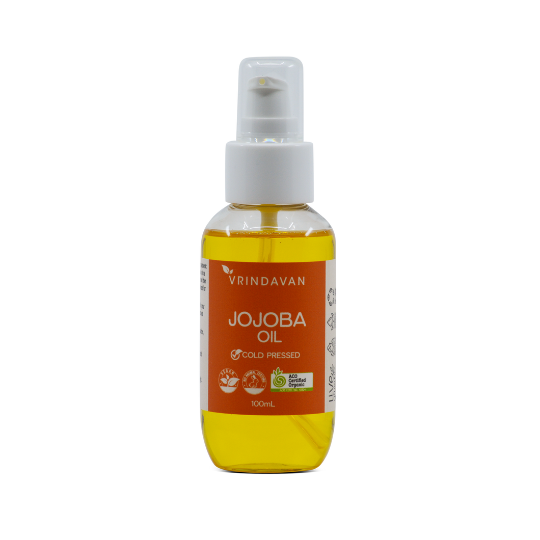 Certified Organic Cold-Pressed Jojoba Oil – Versatile and Nourishing, 100mL