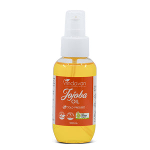 Certified Organic Cold-Pressed Jojoba Oil – Versatile and Nourishing, 100mL