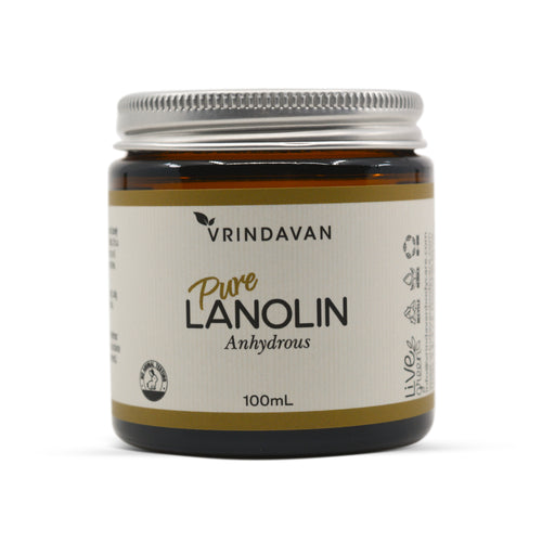 Pure Lanolin – Anhydrous Skin Protectant for Dry & Cracked Skin - 100mL