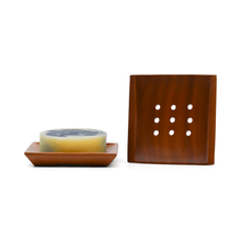 Load image into Gallery viewer, Vrindavan Wooden Soap Dish – Sustainable &amp; Stylish