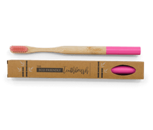 Load image into Gallery viewer, Vrindavan Bamboo Toothbrush - Adult: Eco-Friendly Oral Care Solution