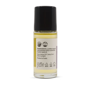 Organic Castor Oil Roll On – 50mL | Hexane Free & Cold Pressed