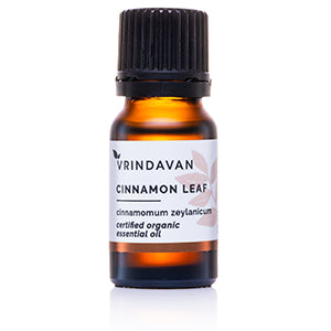 Cinnamon Leaf Essential Oil Certified Organic - 10mL