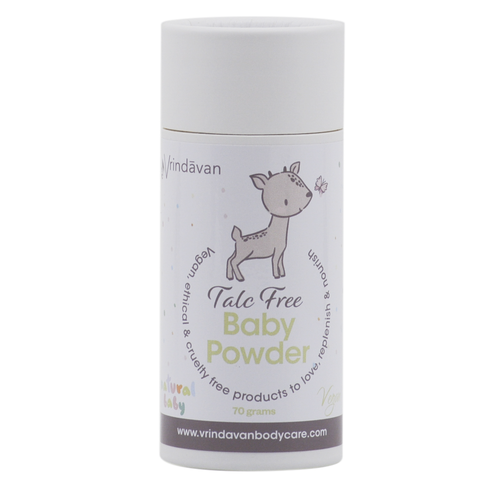 Vrindavan Talc-Free Baby Powder – Gentle Care for Your Precious One