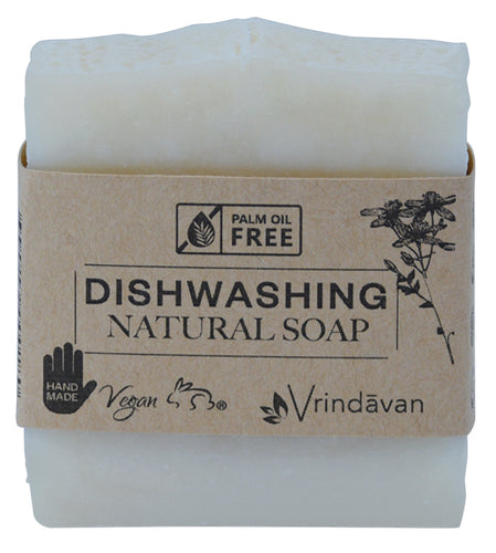 Vrindavan Dishwashing Soap Bar – Eco-Friendly and Powerful Cleaning, Plastic-Free
